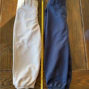 Mizuno Gray and Navy Softball pants  Set